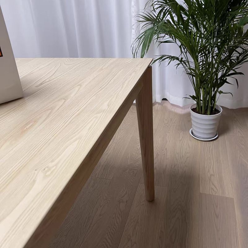 Table à manger en bois de bois rectangle