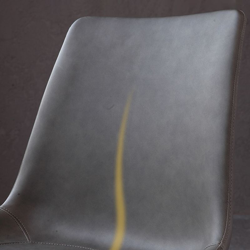 Contemporary Metal Dining Chairs Dining Armless Side Chairs for Kitchen Clearhalo ' kitchen&dining_furn' 'Dining Chairs' 'Dining Tables & Seating' 'dining_chair' 'furn' 'furn_dining_chair' 'Furniture' 'furniture_dining_chair' 'Kitchen & Dining Furniture' 'kitchen' 1200x1200_95636293-938f-405a-afff-2231930e56e8