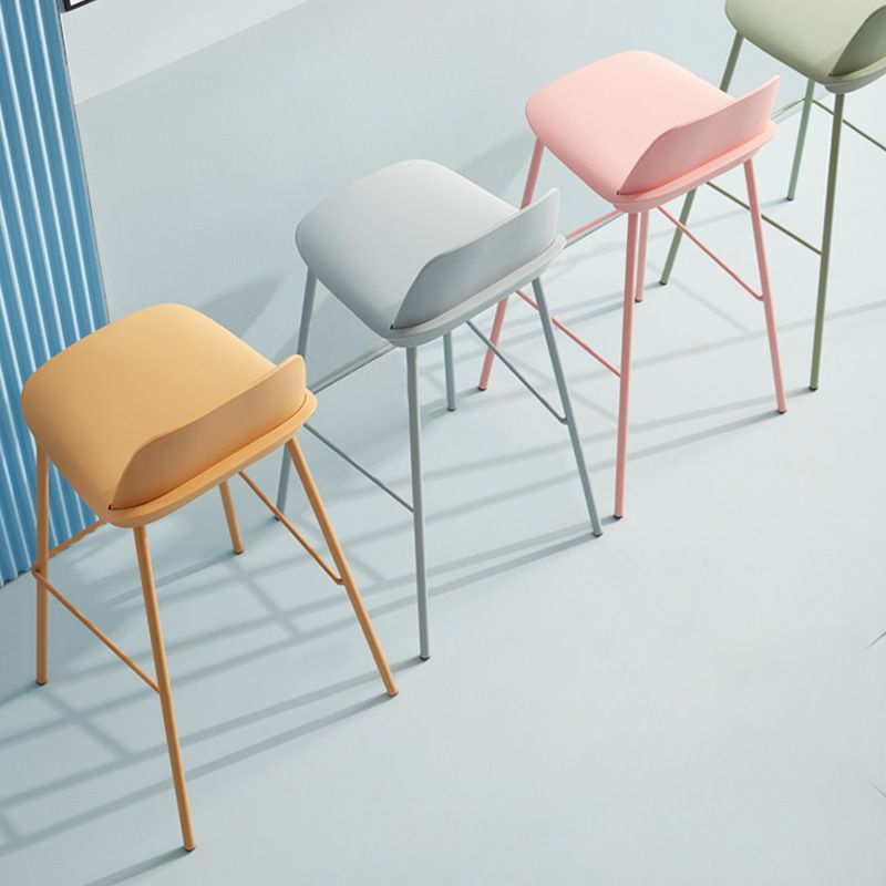 Low Back Dining Stools Armless Plastic Bar Stools with Footrest Clearhalo 'Bar Furniture' 'Bar Stools' 'bar_stools' 'furn' 'furn_bar_stools' 'Furniture' 'Kitchen & Dining Furniture' 1200x1200_956417d9-c78c-4d89-92b7-9c95310239c4