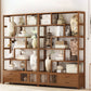 9.84" Wide Modern Wooden Shelf Bookcase Matte Finish Etagere Bookshelf