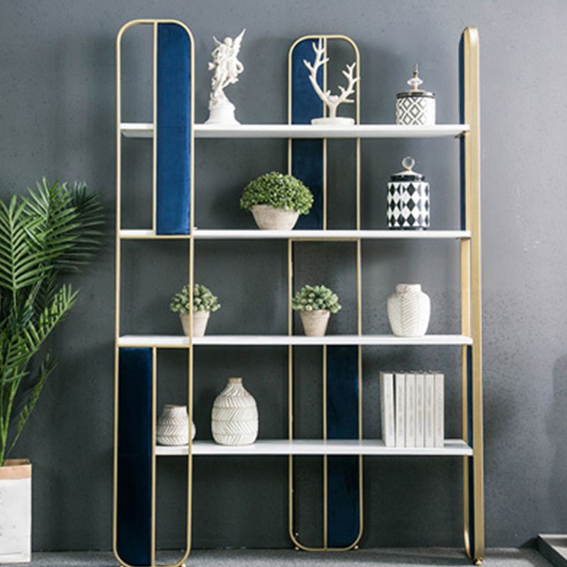 70.87"H Bookcase Glam Style Open Back Bookshelf for Study Room Home Office Clearhalo 'Bookcases' 'furn' 'furn_bookcases' 'Furniture' 'furniture_bookcases' 'kitchen' 'kitchen_bookcases' 'Living Room Furniture' 'Office Furniture' 1200x1200_9566d214-b523-4b84-9f2f-684bc8e8c308