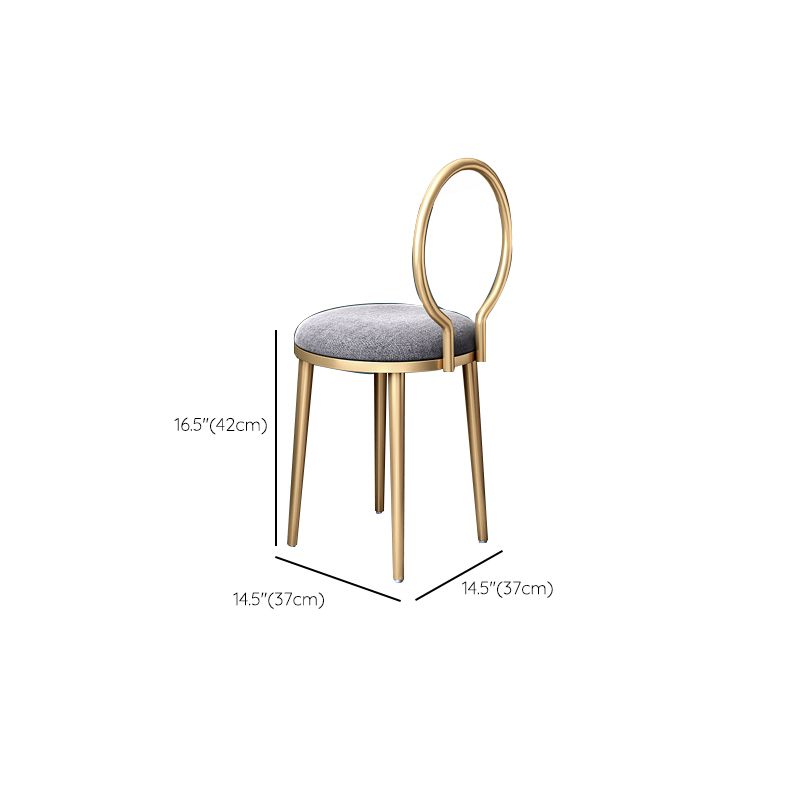 Glam 32.28" H Wooden 2-drawer Dressing Table Make-up Vanity Stool