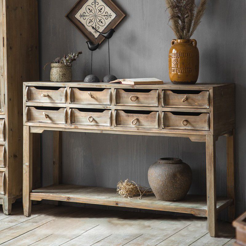 Traditional Solid Wood Double Dresser Horizontal Storage Chest Dresser for Bedroom Clearhalo 'Bedroom Furniture' 'Dressers & Chests' 'dressers_chests' 'furn' 'furn_dressers_chests' 'Furniture' 1200x1200_95706df9-b020-44df-8d05-f50edf607c25