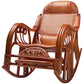 Chaise de fauteuil inclinable traditionnel chaise inclinable en rotin / en osier pour le salon
