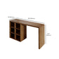 Modern Style Bar Table Pine Solid Wood Double pedestal Bar Dining Table with Storage Clearhalo 'Bar Furniture' 'Bar Tables' 'bar_tables' 'furn' 'furn_bar_tables' 'Furniture' 'Kitchen & Dining Furniture' 1200x1200_95753b50-64bd-4d2e-8a9d-1f9ab97ae88c