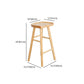 Modern Style Solid Wood Bar Stool with Footrest Kitchen Simple Wooden Stool Clearhalo 'Bar Furniture' 'Bar Stools' 'bar_stools' 'furn' 'furn_bar_stools' 'furniture_bar_stools' 'Kitchen & Dining Furniture' 'kitchen&dining_furn' 'kitchen' 'kitchen_furn' Furniture' 1200x1200_9575490e-3158-4a0c-b47d-626d0d0d8f67