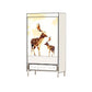 Steel Wardrobe Armoire with Drawer Modern Wardrobe Cabinet for Home Clearhalo 'Armoires & Wardrobes' 'armoires_wardrobes' 'Bedroom Furniture' 'furn' 'furn_armoires_wardrobes' 'Furniture' 1200x1200_957aede6-e817-48be-b660-ddfdca4a50e2