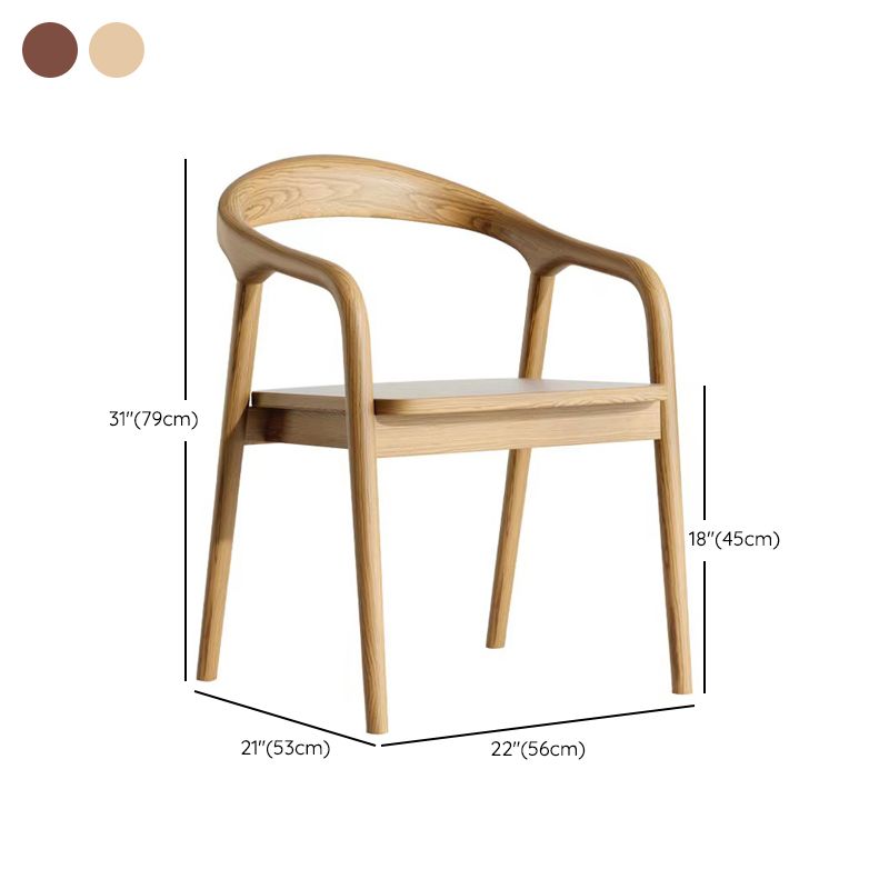Zeitgenössischer Stil offener Rückenmassivholz Haus für Haus zu Hause Armstuhl