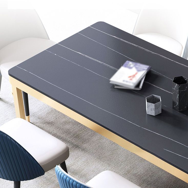 Glam 1/2/5/7 Pieces Dining Furniture Set Rectangle Dining Table Set Clearhalo 'Dining Room Sets' 'Dining Tables & Seating' 'dining_room_set' 'furn' 'furn_dining_room_set' 'Furniture' 'furniture_dining_room_set' 'Kitchen & Dining Furniture' 1200x1200_958089a2-7cd3-4ecd-8a9f-868555052784