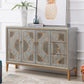 Glam Dining Server Wood and Metal Sideboard Cabinet with Drawers and Storage Clearhalo 'buffet_sideboard' 'Buffets & Sideboards' 'Furniture' 'furniture_buffet_sideboard' 'Kitchen & Dining Furniture' 1200x1200_958241a0-b372-44eb-af88-72bd8f379520
