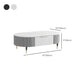 Glam Cocktail Table White 4 Legs Storage Coffee Cocktail Table Clearhalo 'Coffee & Accent Tables' 'Coffee Tables' 'coffee_tables' 'furn' 'furn_coffee_tables' 'Furniture' 'Living Room Furniture' 1200x1200_95848a78-9df6-4273-bb14-34207928dda6