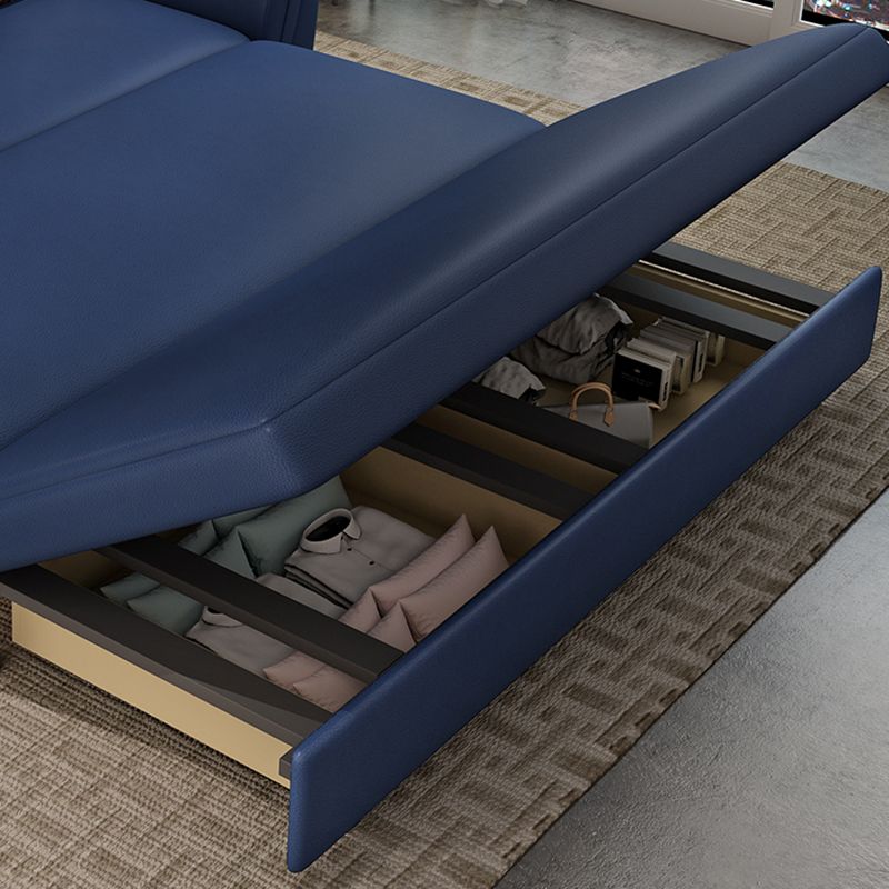 Divani convertibili blu divano resistente all'acqua con conservazione
