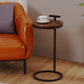 27.5" Tall Iron C Side Table Round Wood Side End Table for Living Room Clearhalo 'Coffee & Accent Tables' 'End & Side Tables' 'end_side_table' 'end_side_tables' 'furn' 'furn_end_side_tables' 'Furniture' 'furniture_end_side_table' 'Living Room Furniture' 1200x1200_95866bde-bdde-451b-b70a-929e872cffec