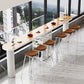Modern Indoor Bar Table Set Solid Wood 1/2/4/5 Pieces Double Pedestal Bistro Set Clearhalo 'Bar Furniture' 'furn' 'furn_home_bar_bar_sets' 'Furniture' 'Home Bars & Bar Sets' 'home_bar_bar_sets' 'Kitchen & Dining Furniture' 1200x1200_95868efe-ae12-44b4-987d-bf35c2852968