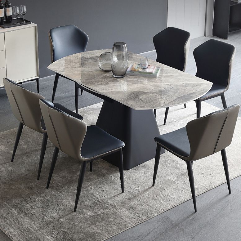 Modern 1/4/5/7 Pieces Dining Room Set Round Dining Room Table Set Clearhalo 'Dining Room Sets' 'Dining Tables & Seating' 'dining_room_set' 'furn' 'furn_dining_room_set' 'Furniture' 'furniture_dining_room_set' 'Kitchen & Dining Furniture' 1200x1200_9587af13-eb9a-47aa-9849-3f19f39e4b2f