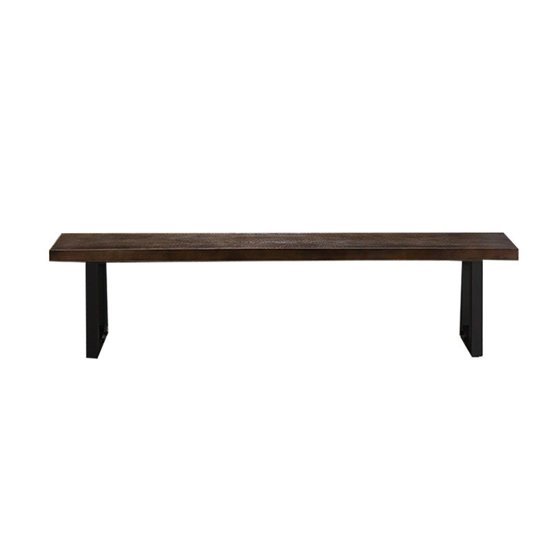 11.7-inch Width Solid Color Seating Bench Mid-Century Modern Rectangle Bench Clearhalo 'Benches' 'Chairs & Seating' 'furn' 'furn_benches' 'Furniture' 'Living Room Furniture' 1200x1200_958c3798-c1ed-4f0c-8090-2b8cfb4a7299