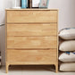 Coffre de rangement en bois massif de 15,6 pouces de largeur, commode de rangement moderne