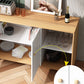 39 "l moderner Sideboard -Holzbuffet -Server mit offenem Speicher