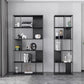 Contemporary Vertical Metal Bookshelf Open Back Bookcase with Shelves Clearhalo 'Bookcases' 'furn' 'furn_bookcases' 'Furniture' 'Office Furniture' 1200x1200_958eff0c-c101-42c3-a123-ec249b1018e1