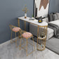 Nordic Glam Rectangle Bar Counter Dining Table Sintered Stone Table Clearhalo 'Bar Furniture' 'Bar Tables' 'bar_tables' 'furn' 'furn_bar_tables' 'Furniture' 'furniture_bar_tables' 'Kitchen & Dining Furniture' 1200x1200_959091b6-c502-4e65-aaad-07c787d810bf