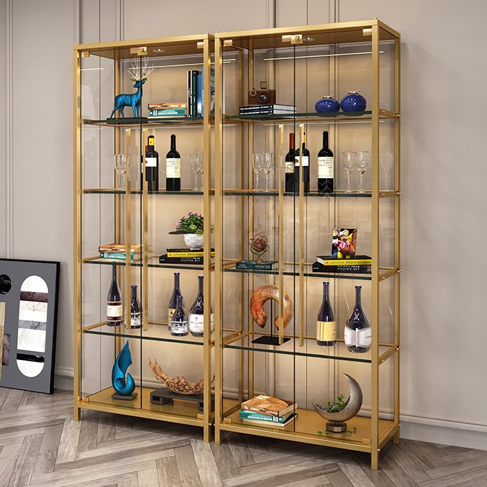 Soporte de botella de botella de vino de lujo para el piso para la sala de estar para la sala de estar