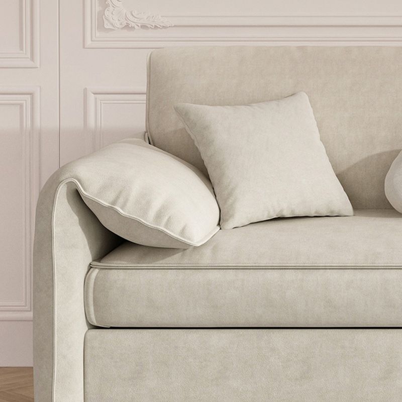 Coup de coussin de futon carré.