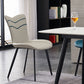 Silla lateral de cuero de color de comedor interior moderno