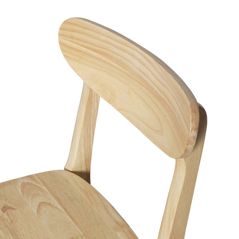 Scandinavian Home Wood Side Chair Natural Open Back Dining Chair (Set of 2) Clearhalo ' kitchen&dining_furn' 'Dining Chairs' 'Dining Tables & Seating' 'dining_chair' 'furn' 'furn_dining_chair' 'Furniture' 'furniture_dining_chair' 'Kitchen & Dining Furniture' 'kitchen' 1200x1200_9594739e-b101-4e9f-b43c-ad9f2f3be811