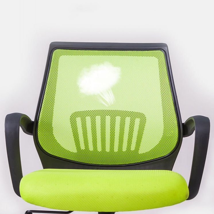 Contemporary Arm Chair Fixed Arms Lumbar Support Office Chair Clearhalo 'furn' 'furn_office_chair' 'Furniture' 'Office Chairs' 'Office Furniture' 'office_chair' 1200x1200_95953475-5098-412d-9a56-d2cfa666cb49