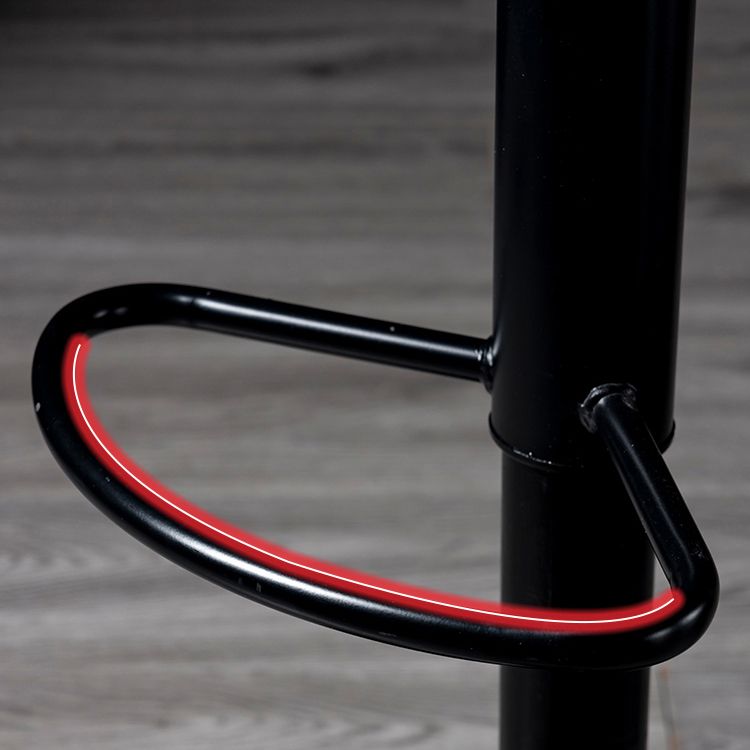 Iron Footrest Bar Stool Low Back Indoor Modern Adjustable Counter-height Stool Clearhalo 'Bar Furniture' 'Bar Stools' 'bar_stools' 'furn' 'furn_bar_stools' 'furniture_bar_stools' 'Kitchen & Dining Furniture' 'kitchen&dining_furn' 'kitchen' 'kitchen_furn' Furniture' 1200x1200_95972768-414e-40e0-9362-51b69cb4b715