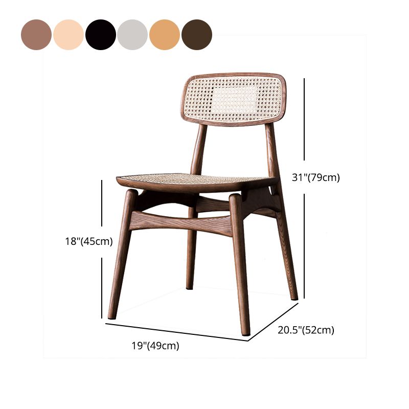 Modern Style Side Chair Solid Wood Restaurant Dining Side Chair Clearhalo 'Dining Chairs' 'Dining Tables & Seating' 'dining_chair' 'furn' 'furn_dining_chair' 'Furniture' 'furniture_dining_chair' 'Kitchen & Dining Furniture' 1200x1200_95986b2f-ddc8-4406-8daf-d7ba781265c1