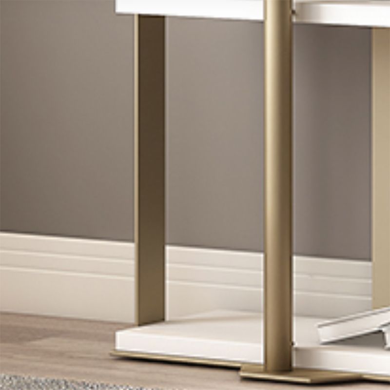 Glam Open Back Shelf Bookcase Metal Book Shelf for Study Room Clearhalo 'Bookcases' 'furn' 'furn_bookcases' 'Furniture' 'Office Furniture' 1200x1200_9598934c-83d5-472b-960e-d1dbfdbda097