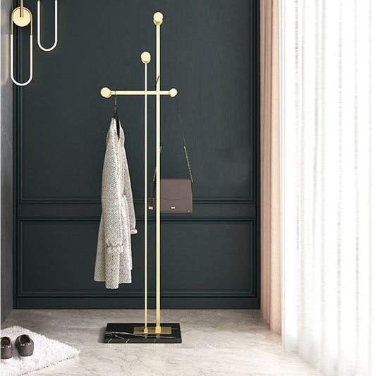 Approfilanda contemporanea Croolio per cappotto in metallo con base in ardesia