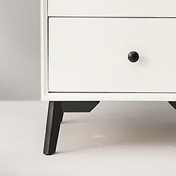 Modern Wooden Lingerie Chest Bedside Vertical Storage Chest in White and Brown Clearhalo 'Bedroom Furniture' 'Dressers & Chests' 'dressers_chests' 'furn' 'furn_dressers_chests' 'Furniture' 1200x1200_95999e5b-fe19-46dd-83d5-6f44a1b815ac