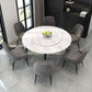 Contemporary Style Round Table Set 1/2/5/7 Pieces Dining Set for Home