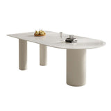 Freeform Solid Wood Dining Table Modern White Furniture with Tripod Base for Apartment Clearhalo 'Dining Tables & Seating' 'Dining Tables' 'dining_table' 'furn' 'furn_dining_table' 'Furniture' 'Kitchen & Dining Furniture' 1200x1200_959ababd-f45a-4f67-b9b4-808d81095615