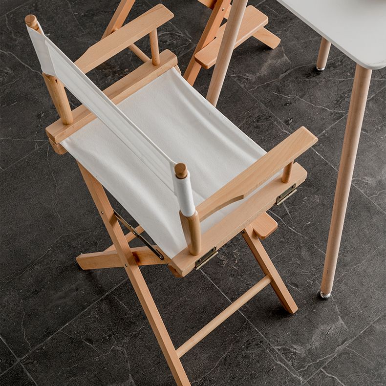 Matte Finish Solid Wood Bar Stools Contemporary Indoor Stools