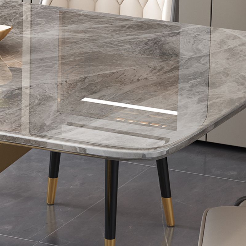 Sintered Stone White Dining Table Simplicity Pedestal Table for Dining Room Clearhalo ' dining_table' 'Dining Tables & Seating' 'Dining Tables' 'furn' 'furn_dining_table' 'Furniture' 'furniture_dining_table' 'Kitchen & Dining Furniture' 'kitchen&dining_furn' 'kitchen' 'kitchen_dining_table' 1200x1200_959c45ae-1d9c-4564-98c5-f30ac42ed4f0
