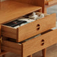 Mobile TV scandinavo Console TV in legno massello con cassetti
