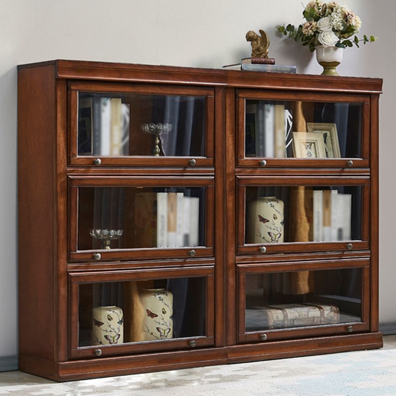 Minimalist Closed Back Bookcase in Solid Wood Material Shelve Clearhalo 'Bookcases' 'furn' 'furn_bookcases' 'Furniture' 'furniture_bookcases' 'kitchen' 'kitchen_bookcases' 'Living Room Furniture' 'Office Furniture' 1200x1200_959c68db-0837-4815-9c7d-3e9263e1ef9f