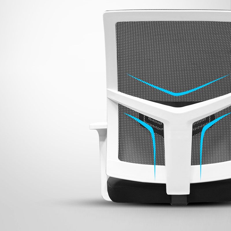 モダンな固定武器室の椅子は車輪なし布張りの苦痛な机の椅子を装飾しません