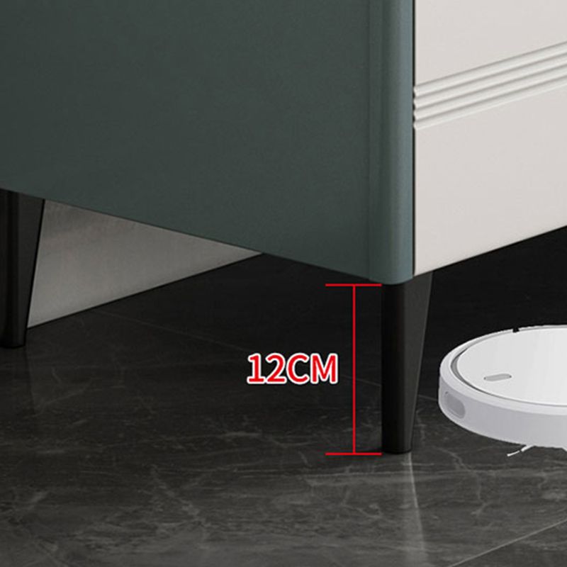 Cofre de acento rectangular moderno con cajón resistente a los rasguños cofre