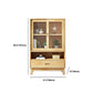 Modern Pine Dining Hutch Standard Natural Hutch Cabinet for Dining Room Clearhalo 'Display & China Cabinets' 'display_china_cabinets' 'furn' 'furn_display_china_cabinets' 'Furniture' 'Kitchen & Dining Furniture' 1200x1200_959d4b4e-642f-4ba6-9849-38d51dfeaf68