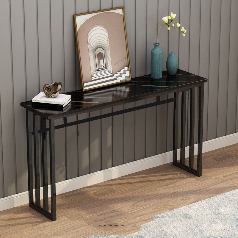 Table de console avec table d'accentuation de base de chevalet pour hall 31,5 "de haut