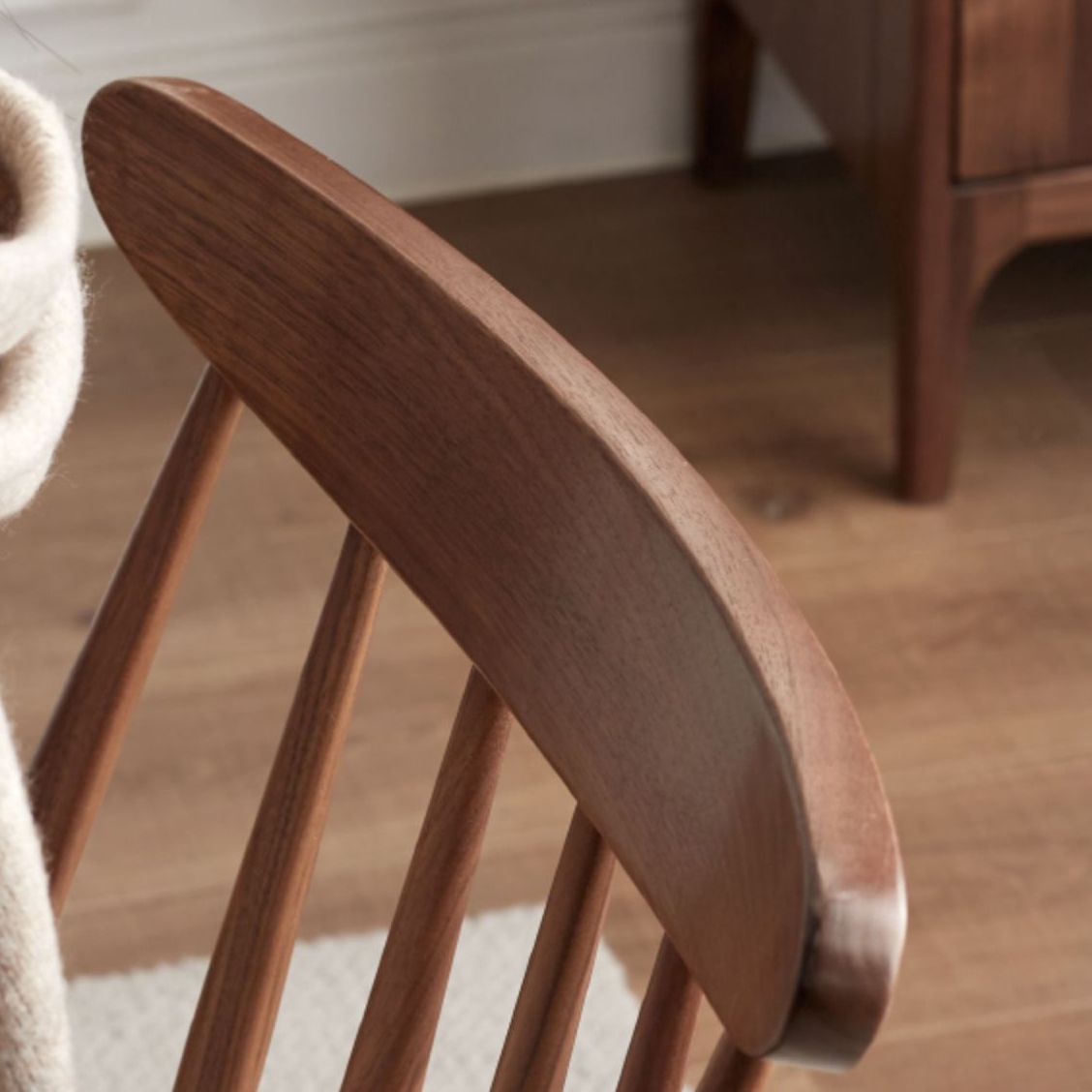 Sedie da pranzo a bracciale senza aree con legno contemporaneo (set di 1/2/4/6/8)