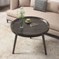 Nordic Round Coffee Table Tea/Black/White Cocktail Table for Living Room Clearhalo 'Coffee & Accent Tables' 'Coffee Tables' 'coffee_tables' 'furn' 'furn_coffee_tables' 'Furniture' 'Living Room Furniture' 1200x1200_95a40925-d792-42a7-b685-5c5b000f73e2