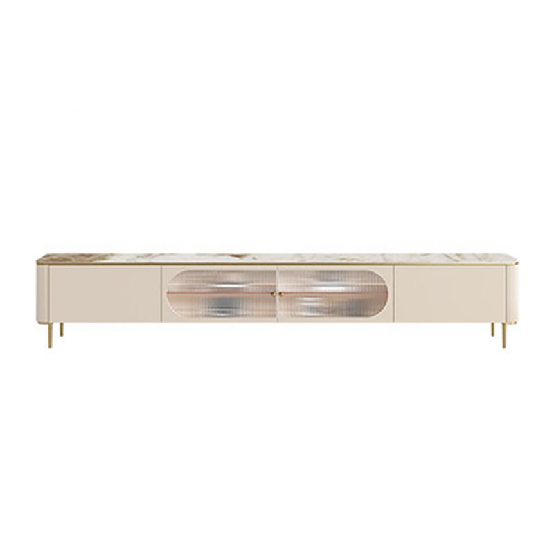 Stone Media Console Enclosed Storage TV Stand Console for Living Room Clearhalo 'furn' 'furn_tv_stands_entertainment_centers' 'Furniture' 'Living Room Furniture' 'TV Stands & Entertainment Centers' 'TV Stands & Media Storage Furniture' 'tv_stands_entertainment_centers' 1200x1200_95a4834f-4f4e-489d-9d44-5b7760a2e017