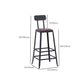 Industrial Rectangle Bar Table Set 1/9 Pieces Solid Wood Bistro Set for Indoor