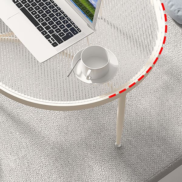 Iron 3 Legs Rectangle Cocktail Table Round Glass Top Coffee Table Clearhalo 'Coffee & Accent Tables' 'Coffee Tables' 'coffee_tables' 'furn' 'furn_coffee_tables' 'Furniture' 'Living Room Furniture' 1200x1200_95a93f1f-46bc-4d78-9995-f51f8999ffeb