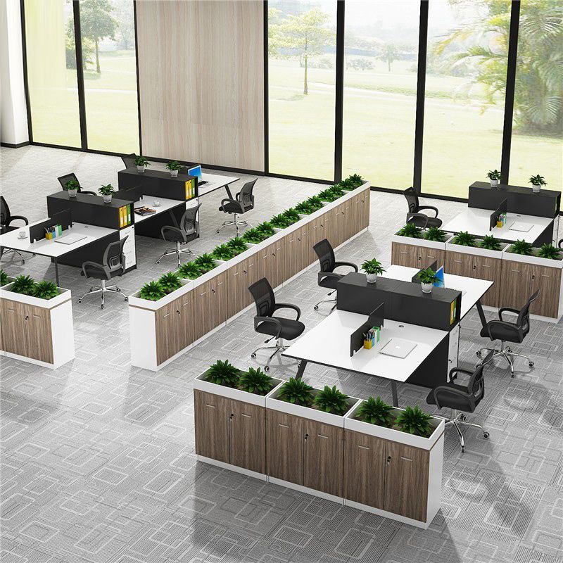 Archivo de madera de archivo lateral moderno con cerradura y almacenamiento